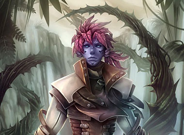 'The Nightmare Harbinger (8 of Cups)' | Card Art Illustration