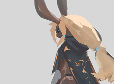 Rabbit Warrior Sketch