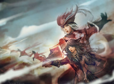 Commission of the client's Final Fantasy 14 characters.