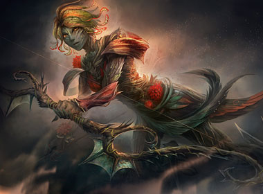 Commission of the client's Guild Wars 2 character.
