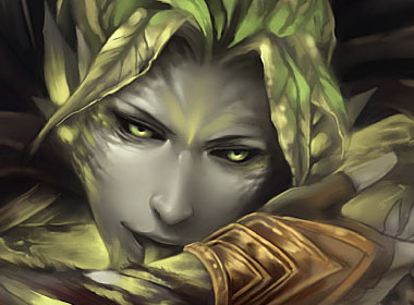 Painting of my GW2 Necromancer